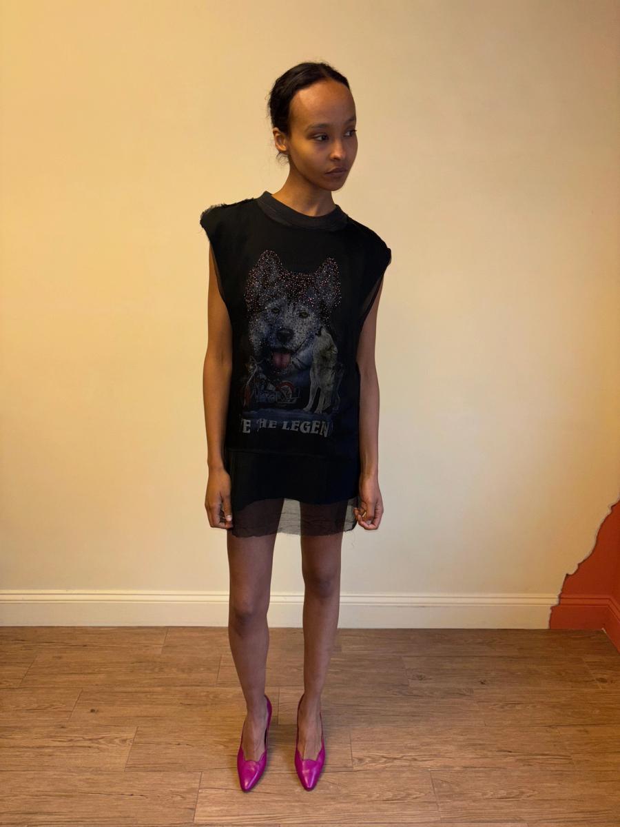 DryCleanOnly Beaded Wolf Dress product image