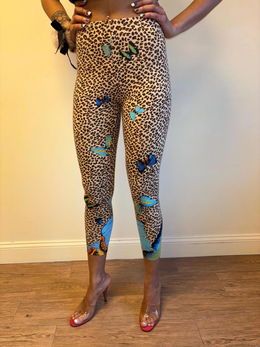 Kenzo Cheetah Print Butterfly Leggings product image