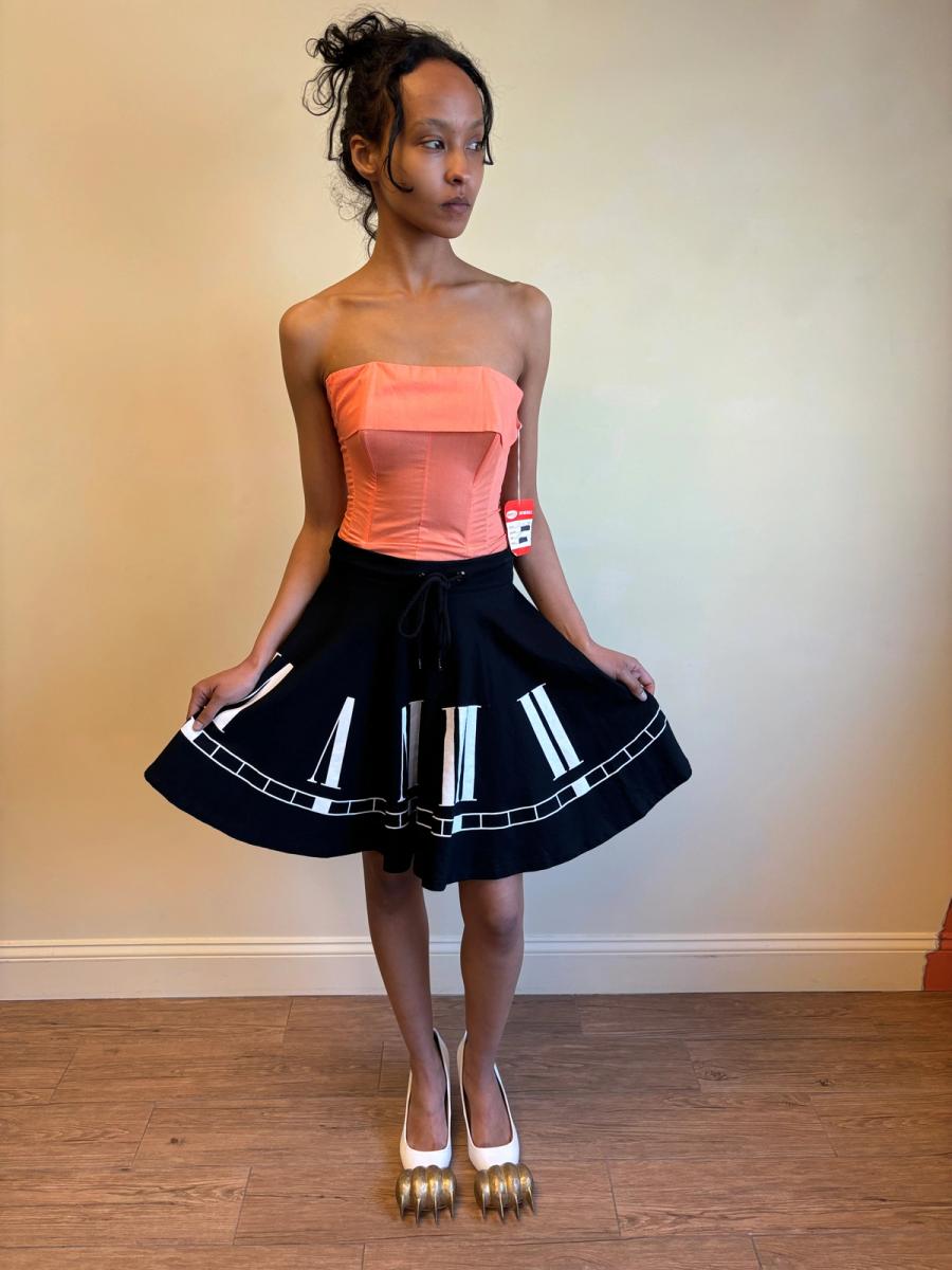 JC de Castelbajac Clock Print Skirt product image