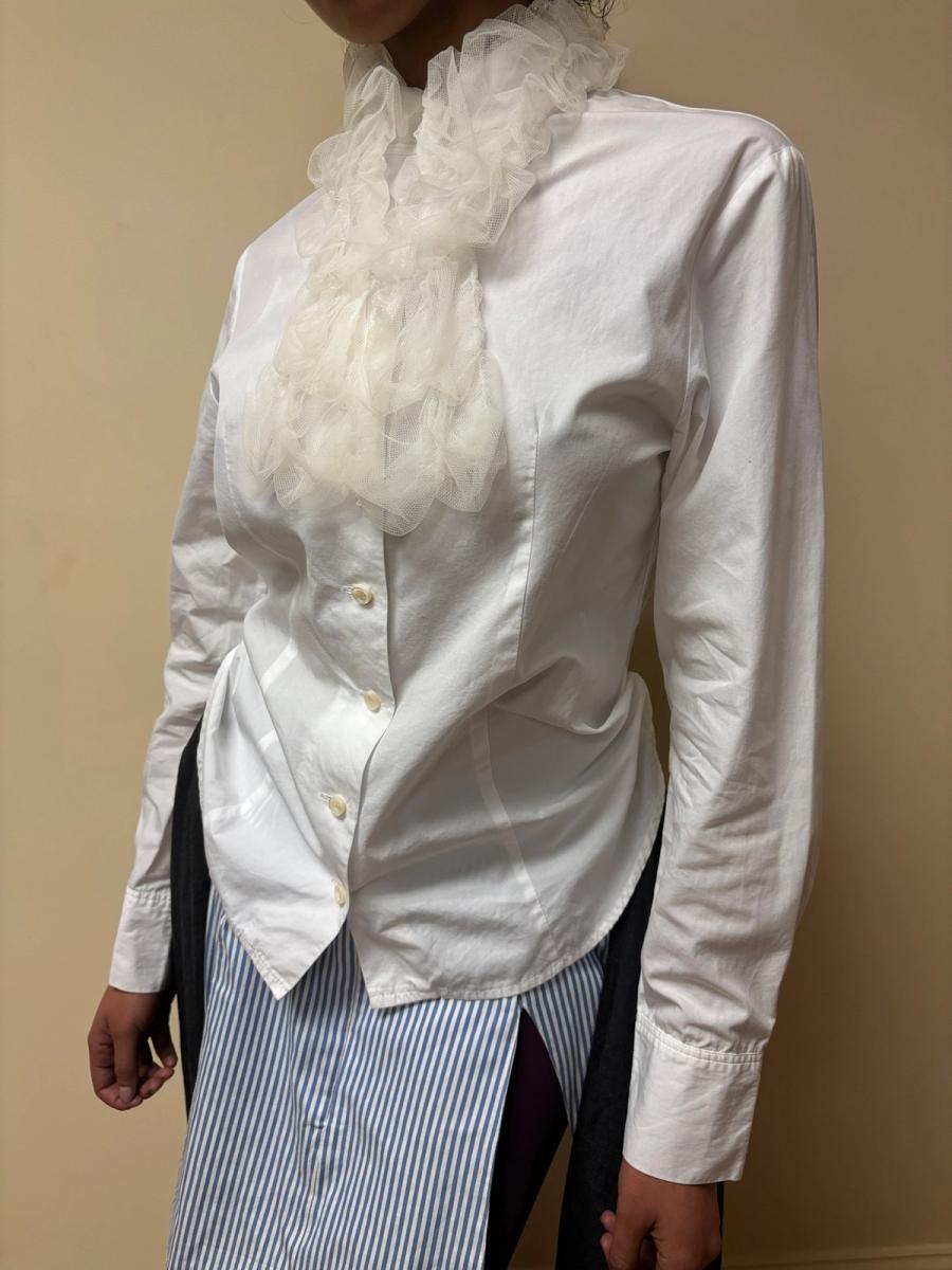 Jane Marple Tulle Jabot Shirt product image
