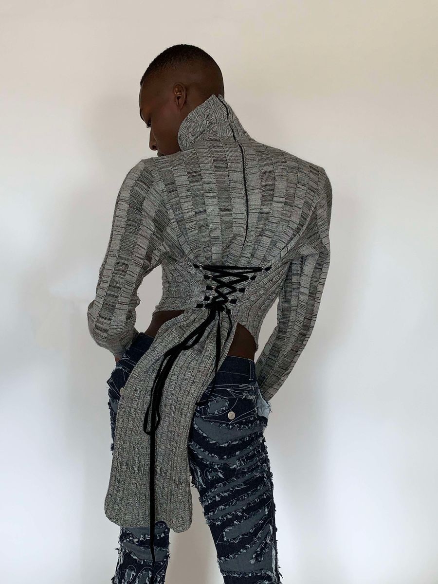 Condire Lace Up Sweater product image