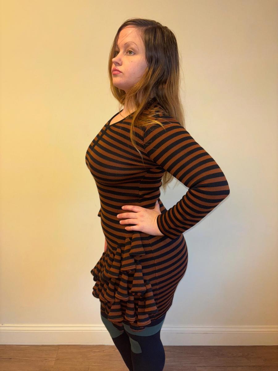 1980s Dorothée Bis Knit Dimensional Dress product image