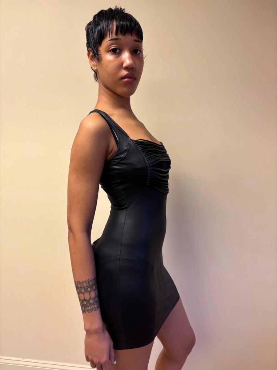 Patrice Catanzaro Butt Fringe Cutout Dress product image