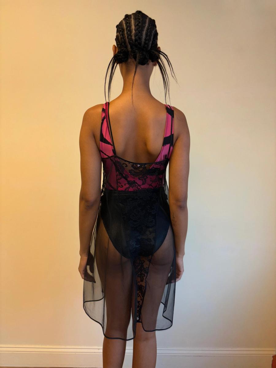 80s Chantal Thomass Black Negligee product image