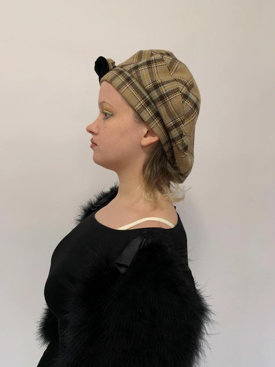 90s Vivienne Westwood Tartan Beret product image