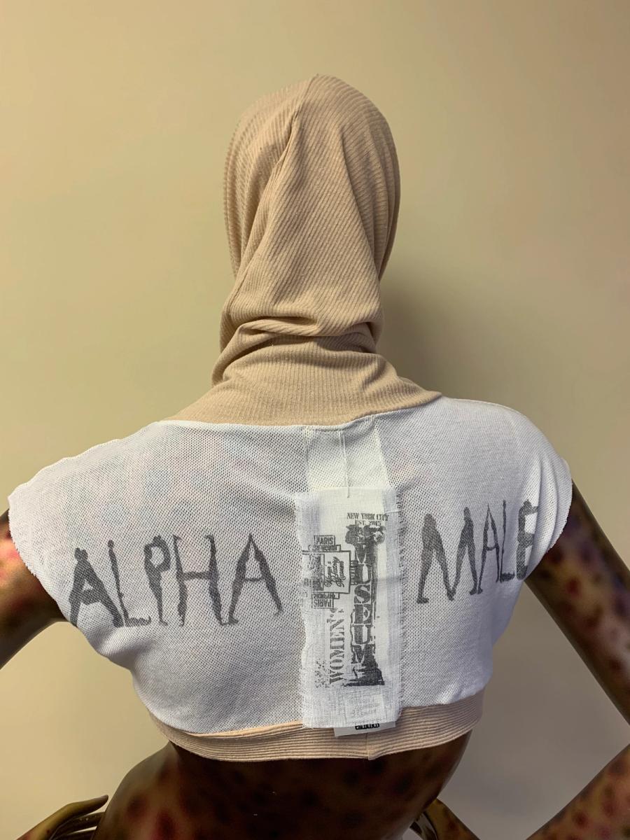 Alpha Male Studded Top With Tan Hood product image