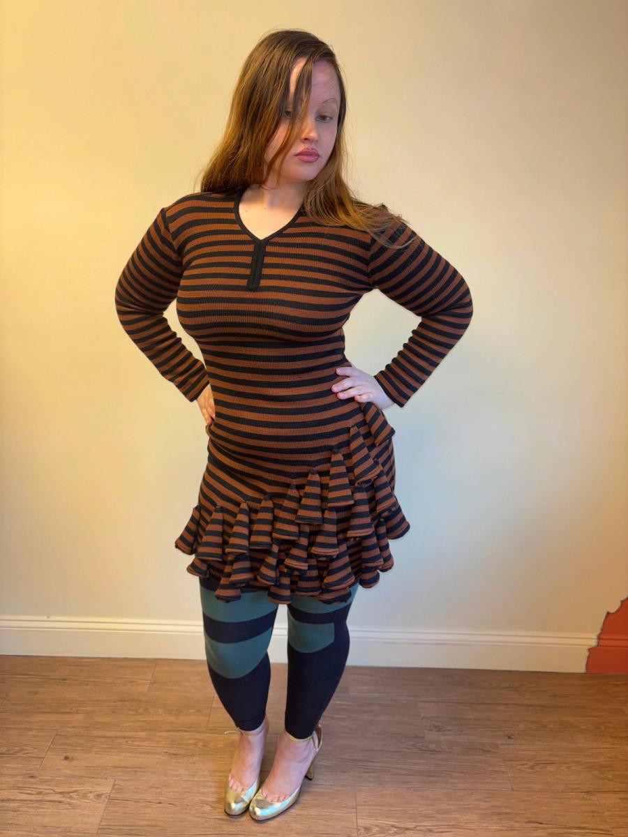 1980s Dorothée Bis Knit Dimensional Dress product image