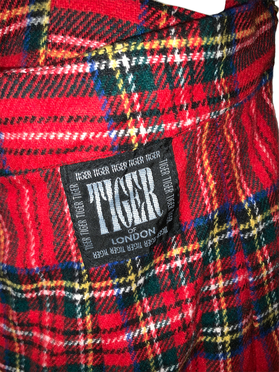 80s Tiger London Plaid Seditionaries Pants product image