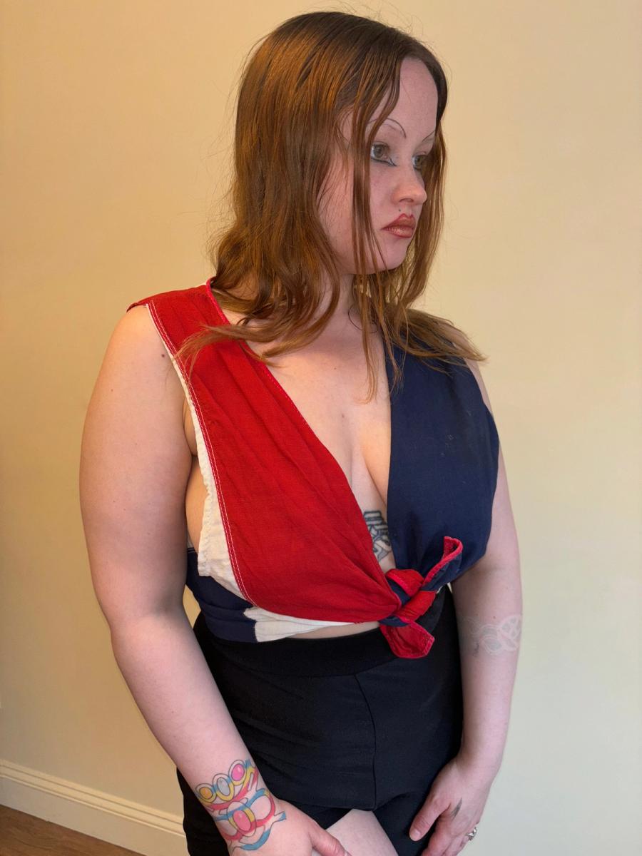 1930s Flag Tie Top product image