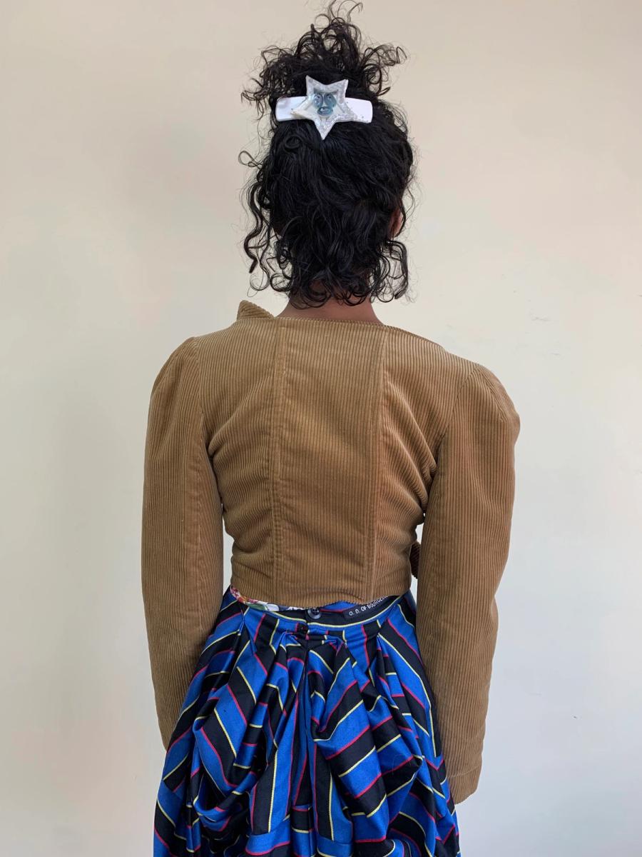 Vivienne Westwood 1989 Asymmetrical Corseted Jacket with Mirrored Buckle product image