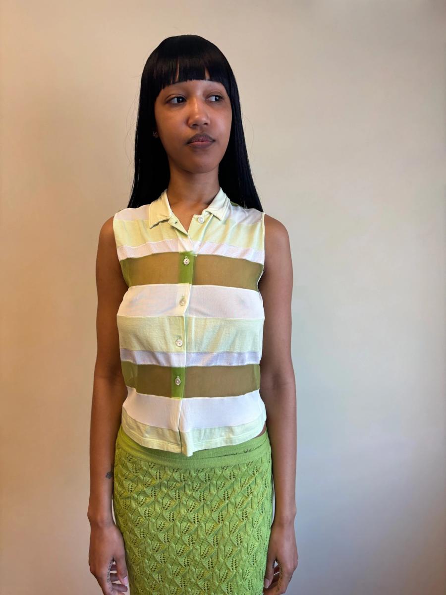 Marithé Francois Girbaud Cutout Mesh Tanktop product image