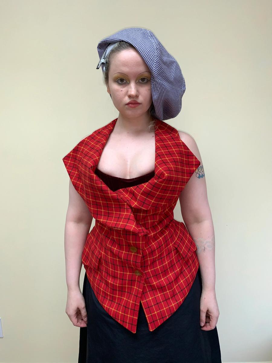 Vivienne Westwood 1995 'Vive la Cocotte' Runway Tartan Check Vest product image