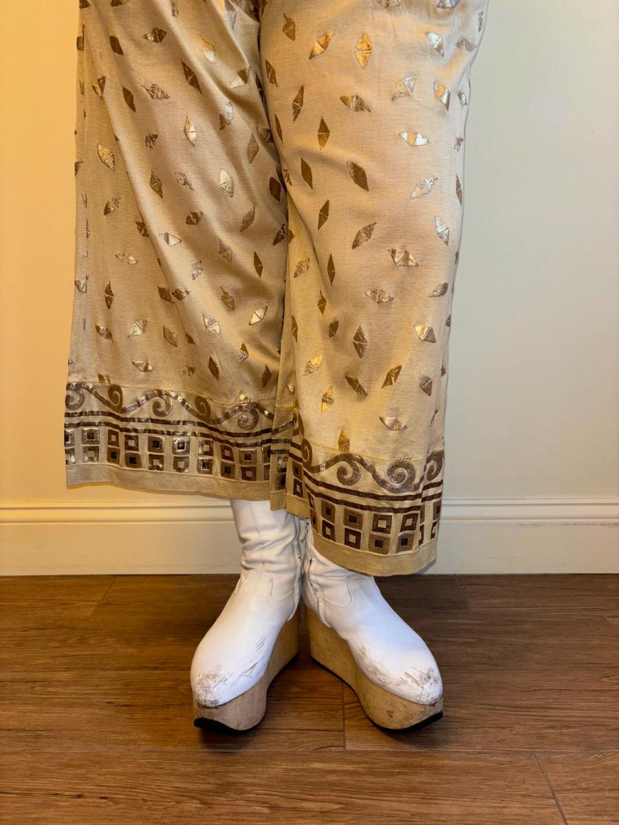 1980s Gaultier Gold Foiled Pants  product image
