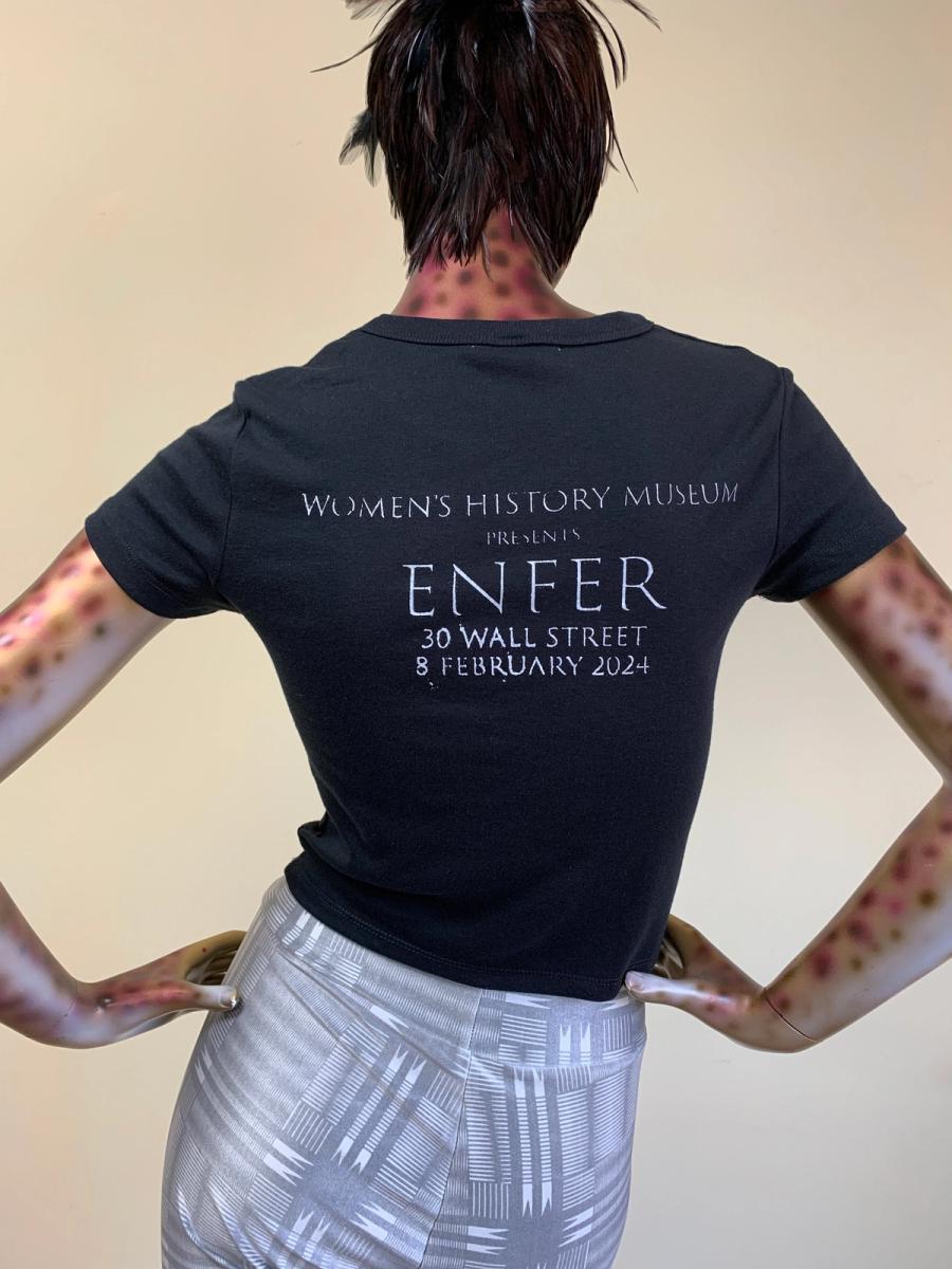 "Enfer" OMO Dress Shields T-shirt in Black - Small product image