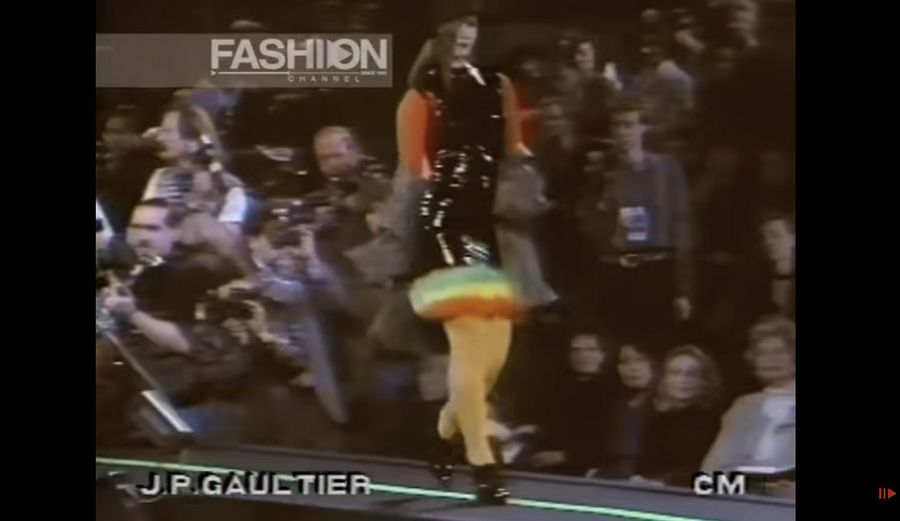 1989 Gaultier Junior Marabou Skirt product image