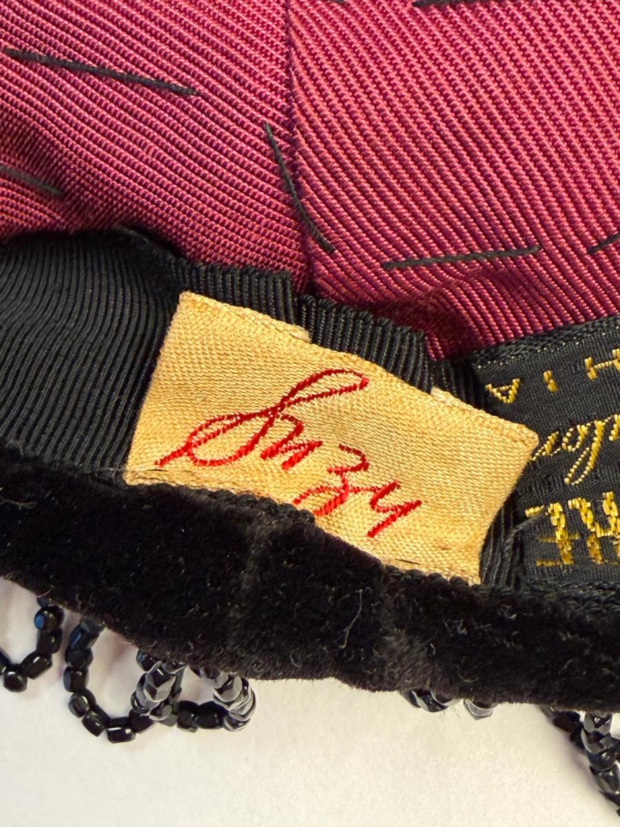 1930s Beaded Droplet Beret  product image