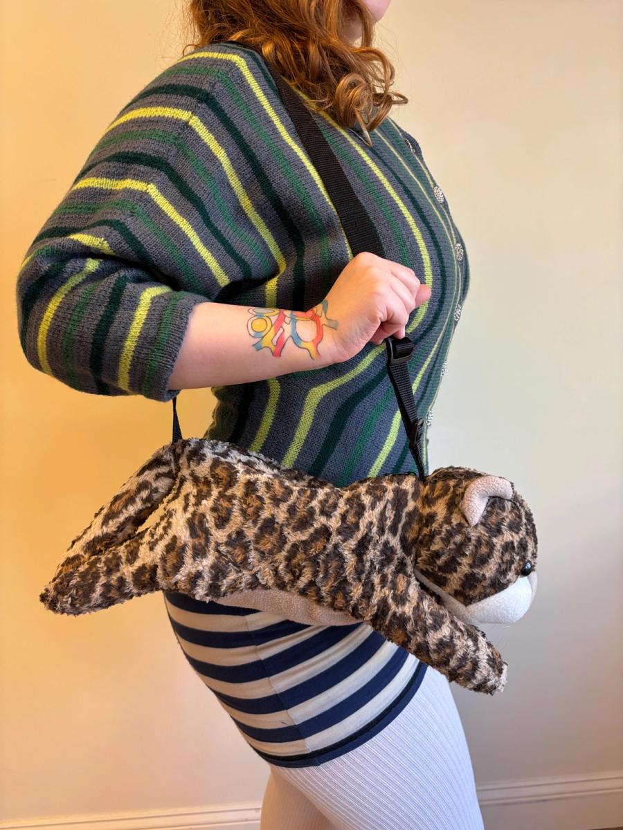 90s Yvan & Marzia Cheetah Bag product image