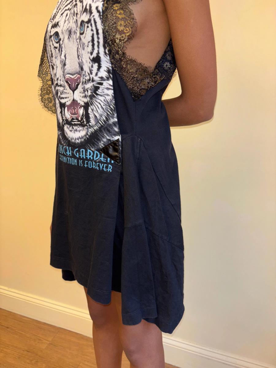 DryCleanOnly Patchwork Tiger Lace Dress product image