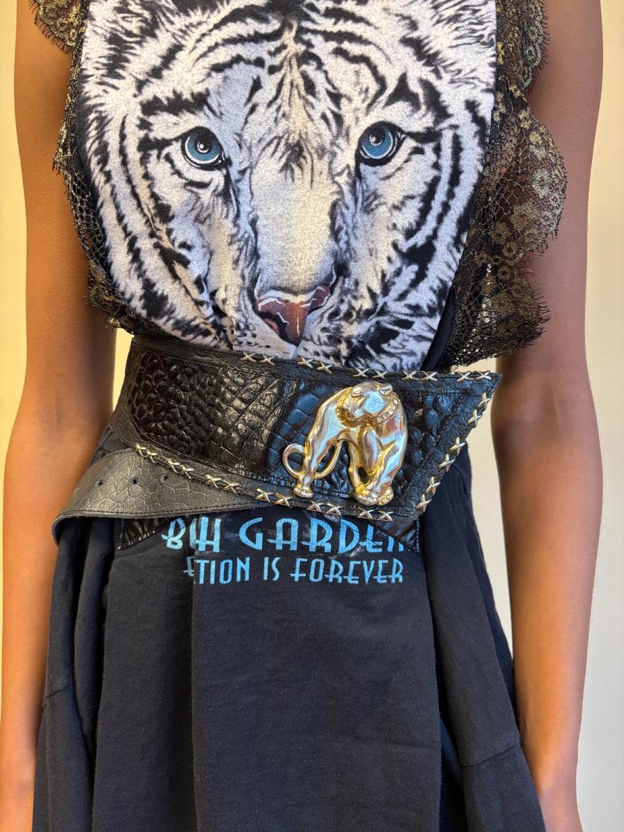 80s Jaguar Leather Belt product image