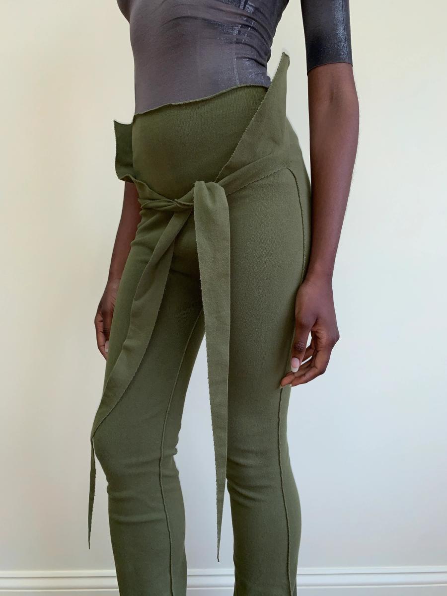 Issey Miyake A-POC Green Pants product image