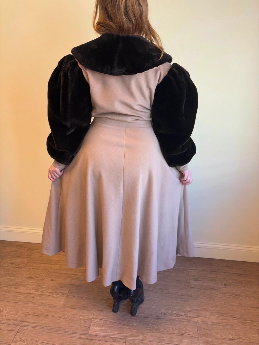 Angelo Tarlazzi Plush Accent Swing Coat product image