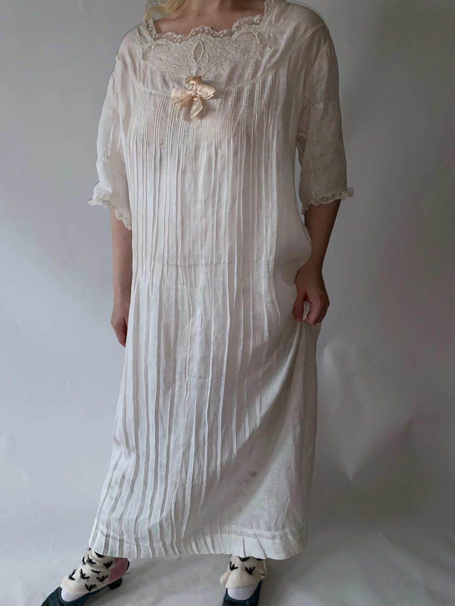 English Victorian Trousseau Nightdress product image