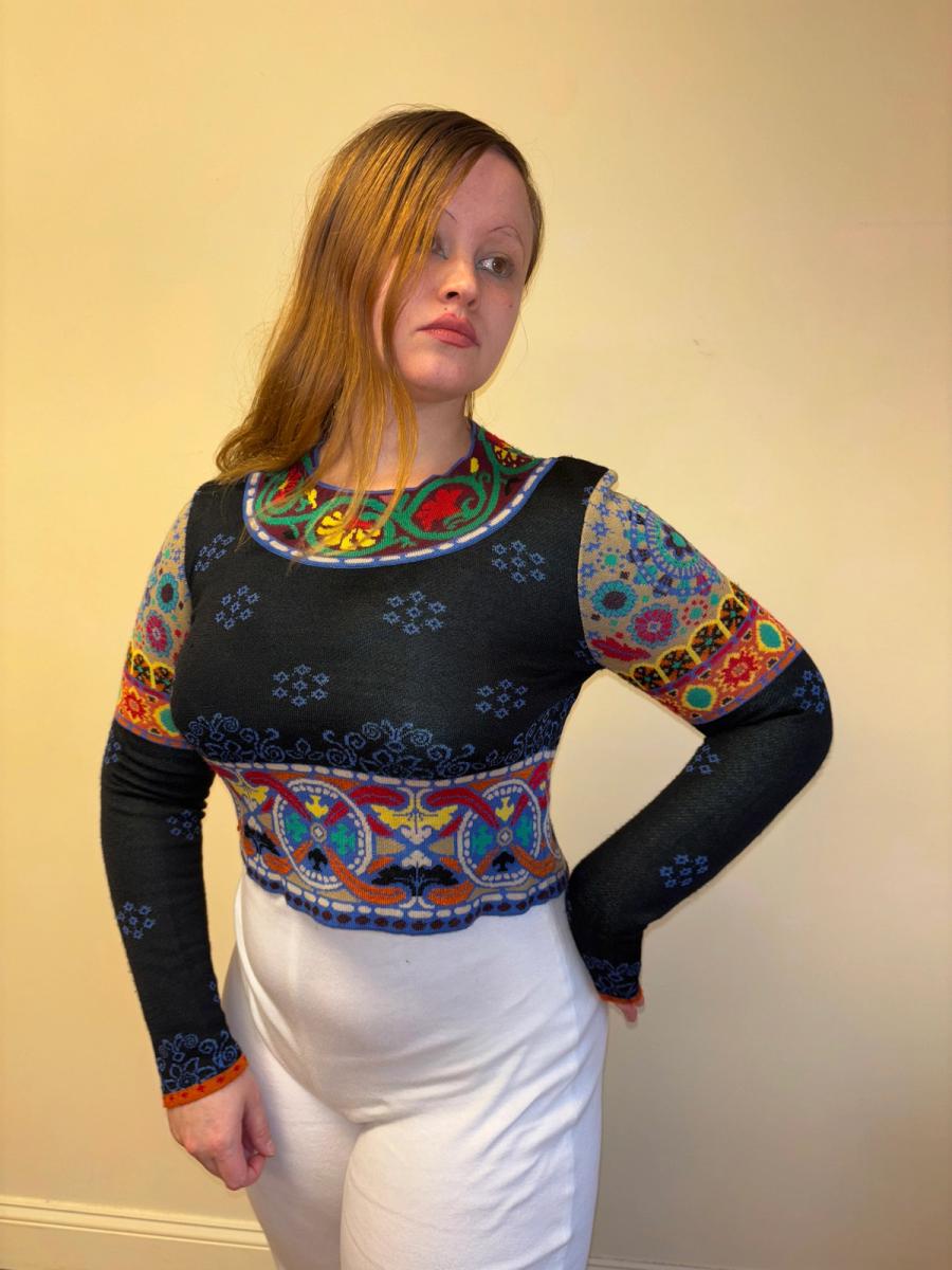 80s Kenzo Folkloric Sweater  product image