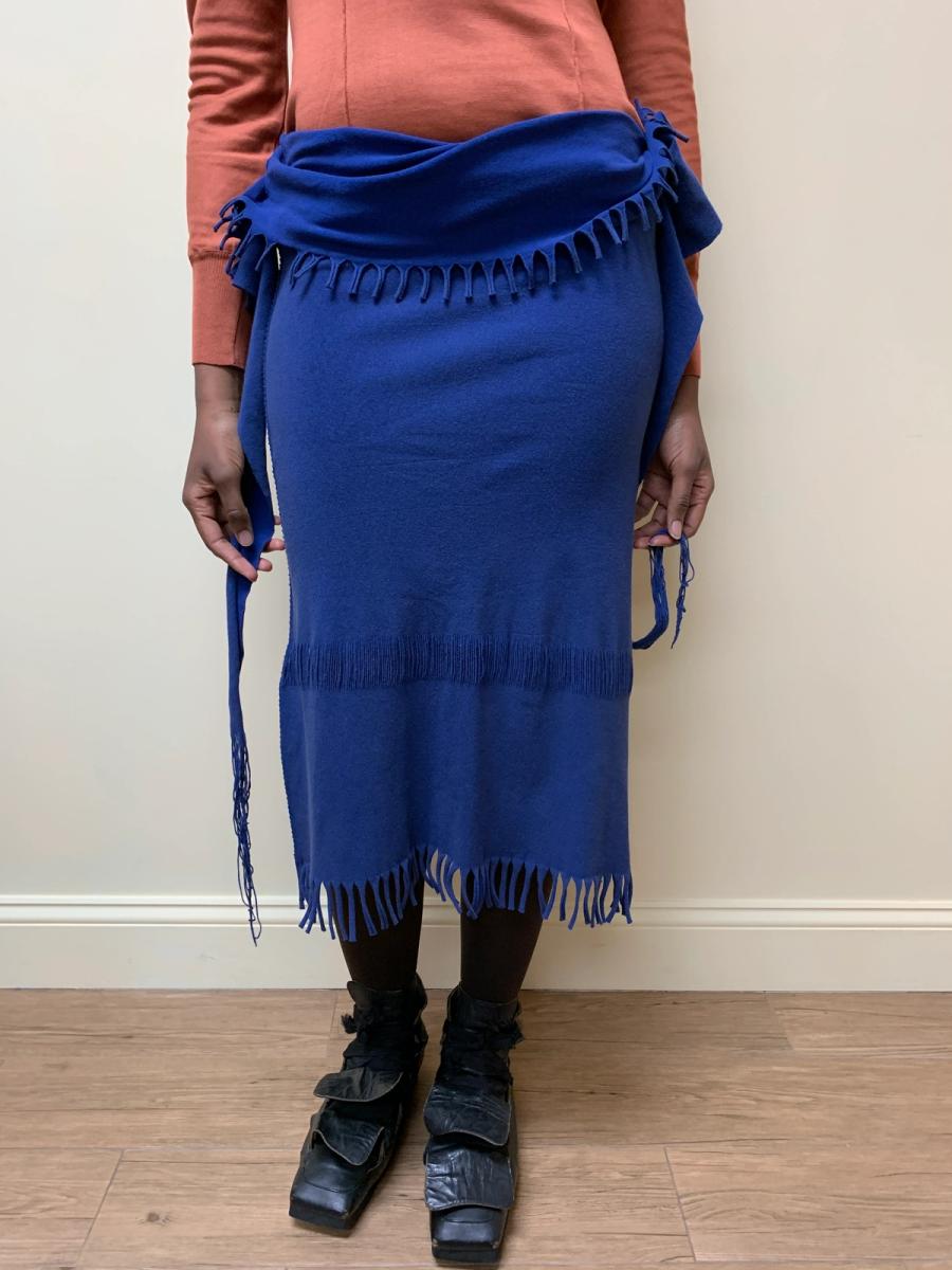 Vintage Issey Miyake APOC Fringe Skirt product image