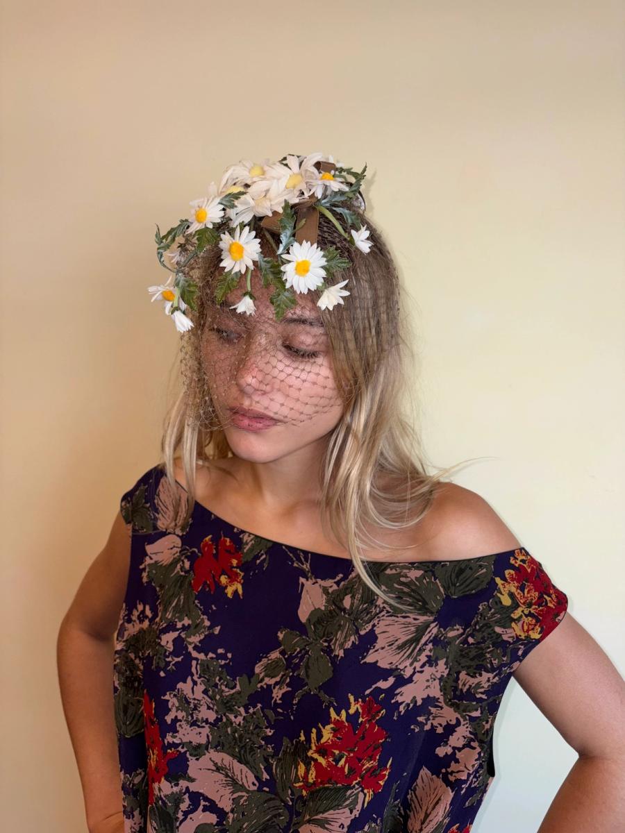 1950s Daisy Net Head Piece product image