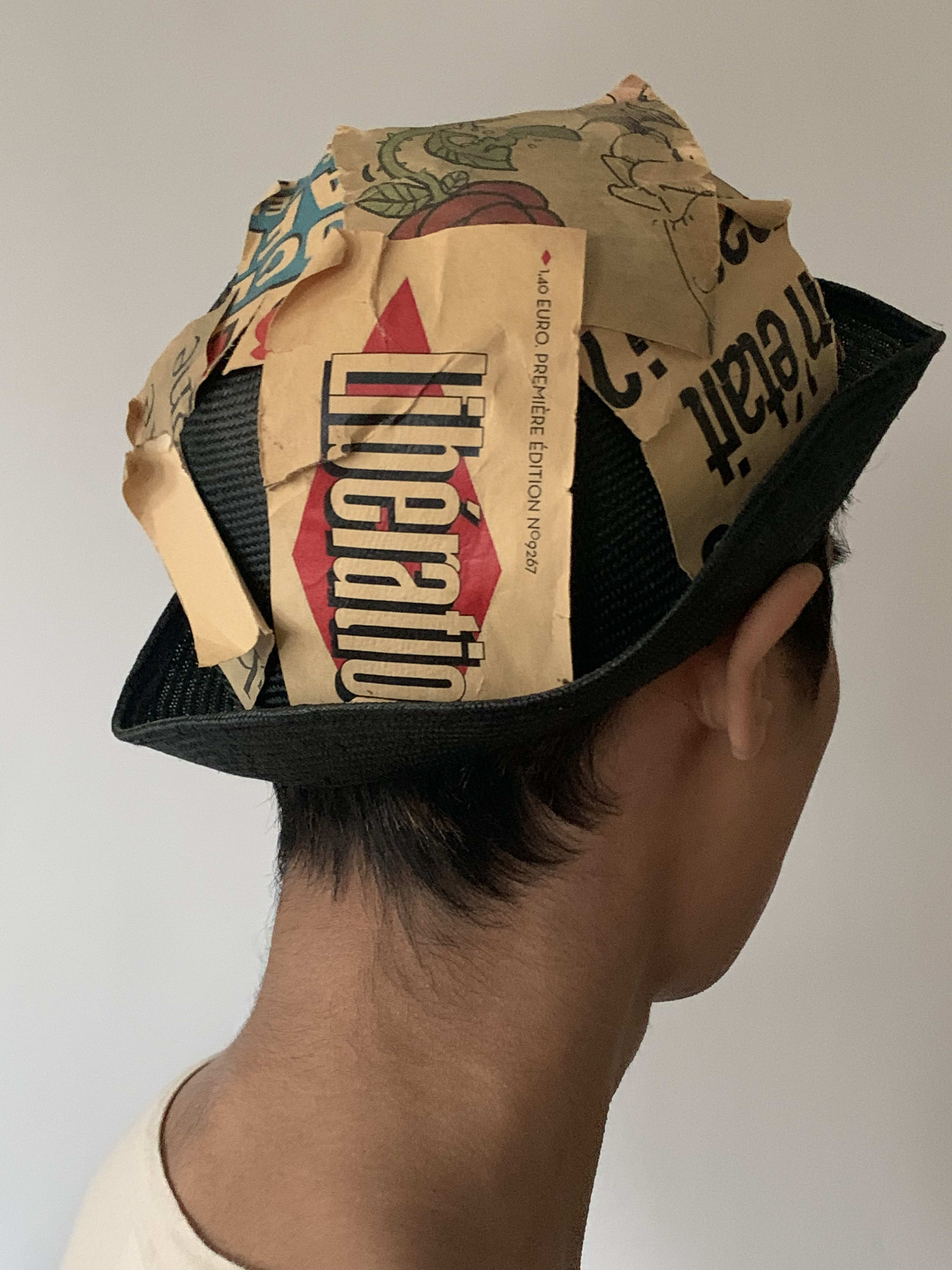 Nozomi Ishiguro Newsprint Bowler