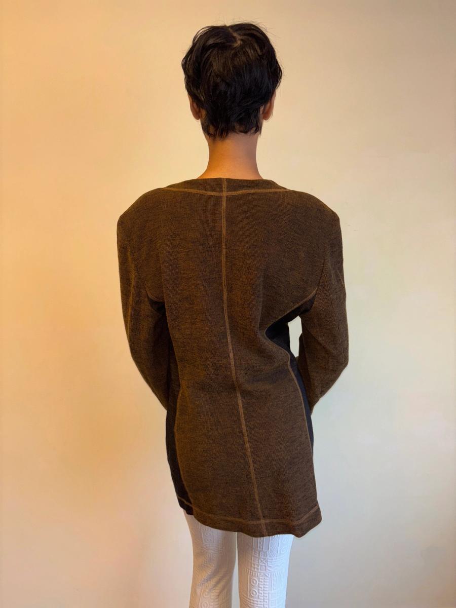 1980s Hiroko Koshino Snake Knit Jacket  product image