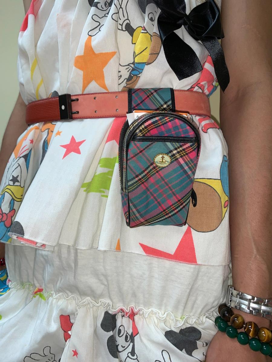 90s Vivienne Westwood Blue Tartan Cigarette Case product image