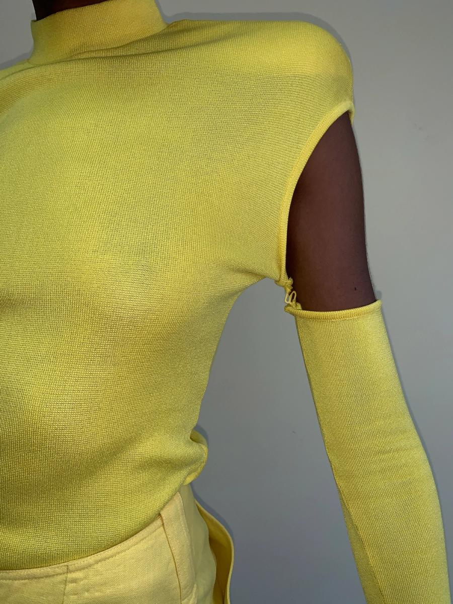 Thierry Mugler Late 80s- Early 90s Detached Arms Knit Top  product image