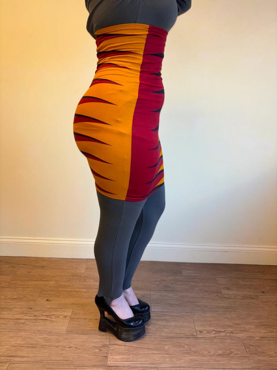 1987 Jean- Paul Gaultier Jagged Bodycon Skirt product image