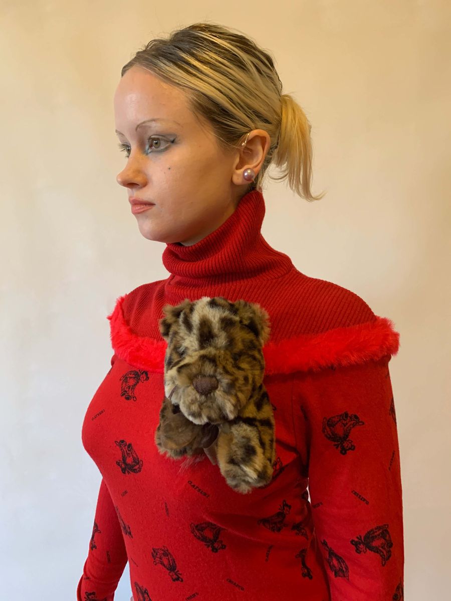 Wonderful World- Kaneko Isao Cheetah Teddy Brooch product image