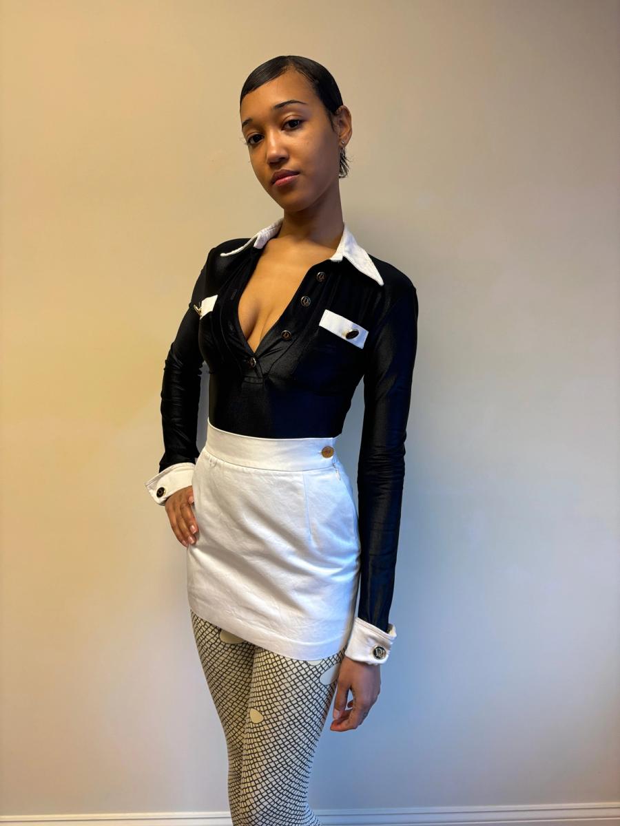 80s "Destroy" by John Richmond Suit Illusion Leotard product image