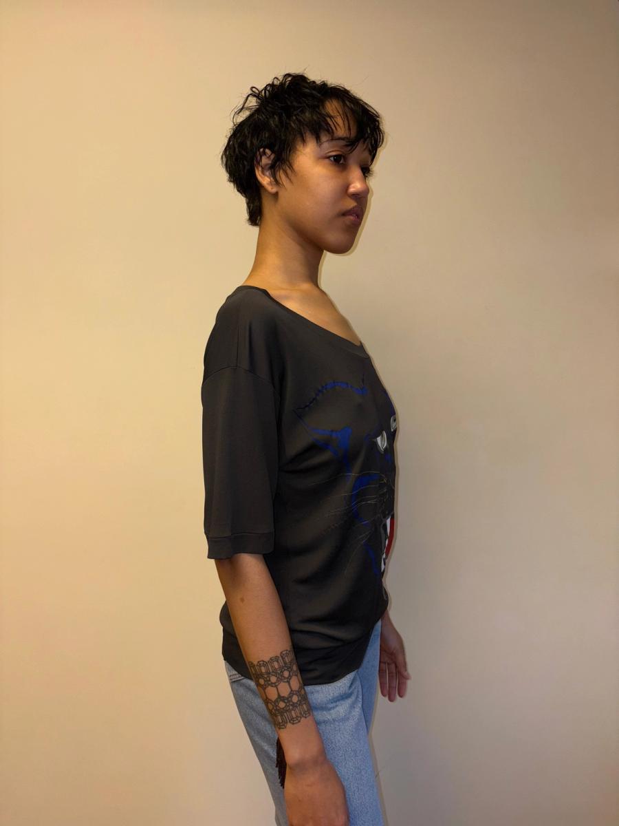 80s Krizia Slinky Panther Top product image