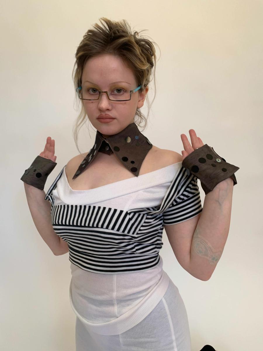 80s Coup De Pied Collar and Cuffs Set product image