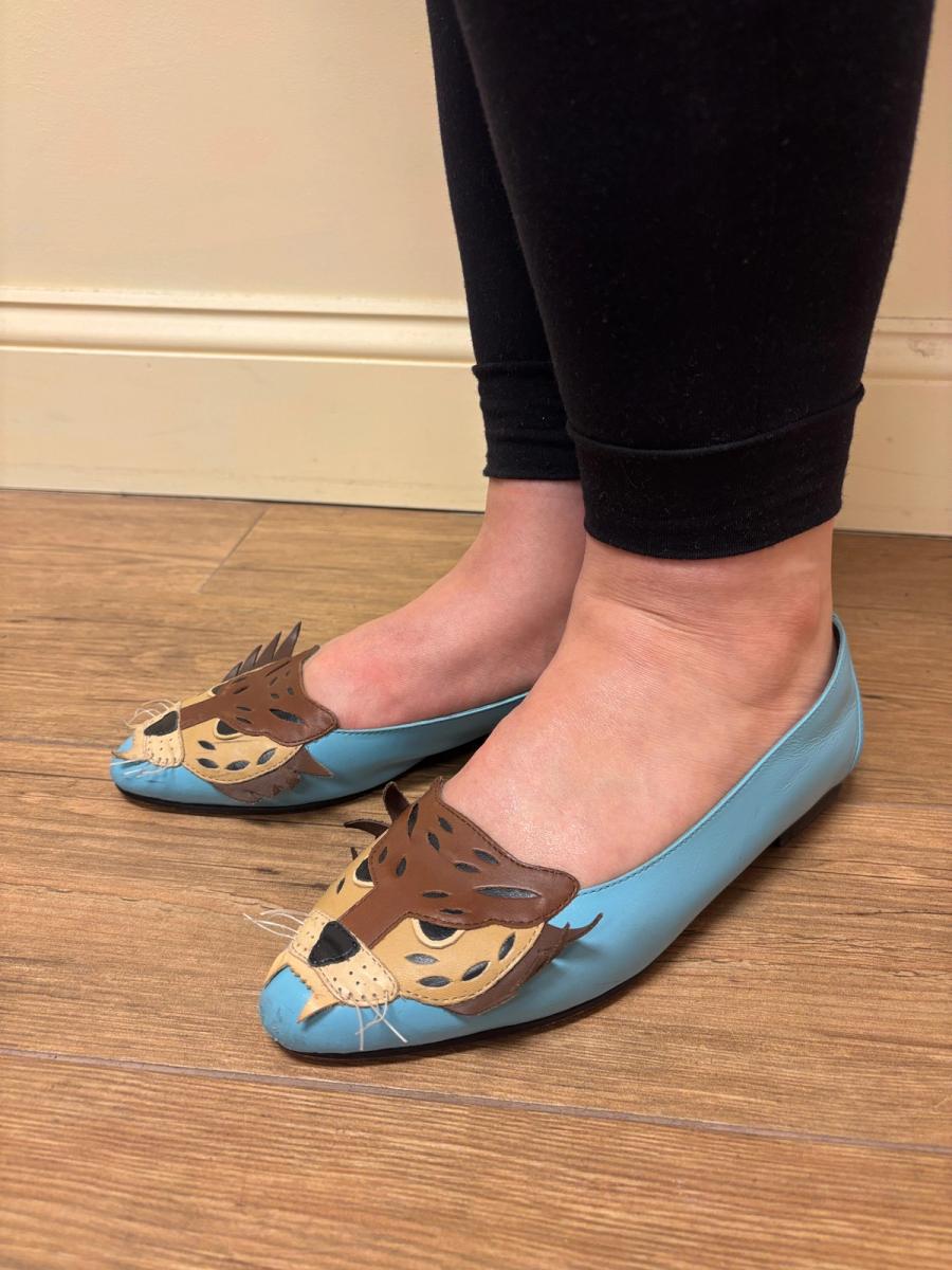 Marjan Pejoski Wild Cat Leather Flats product image