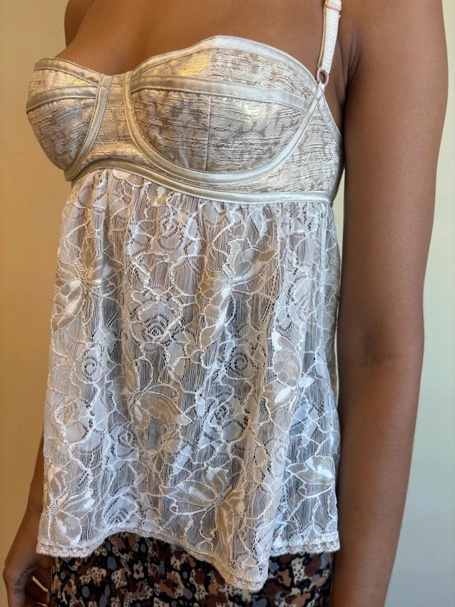 D&G Exposed Bra Babydoll Top product image