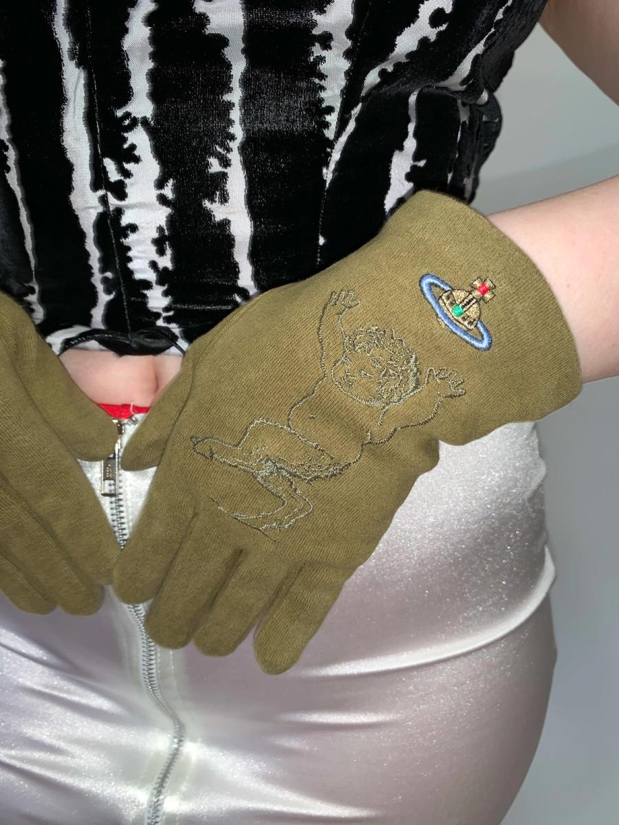 90s Vivienne Westwood Baby Satyr Gloves product image