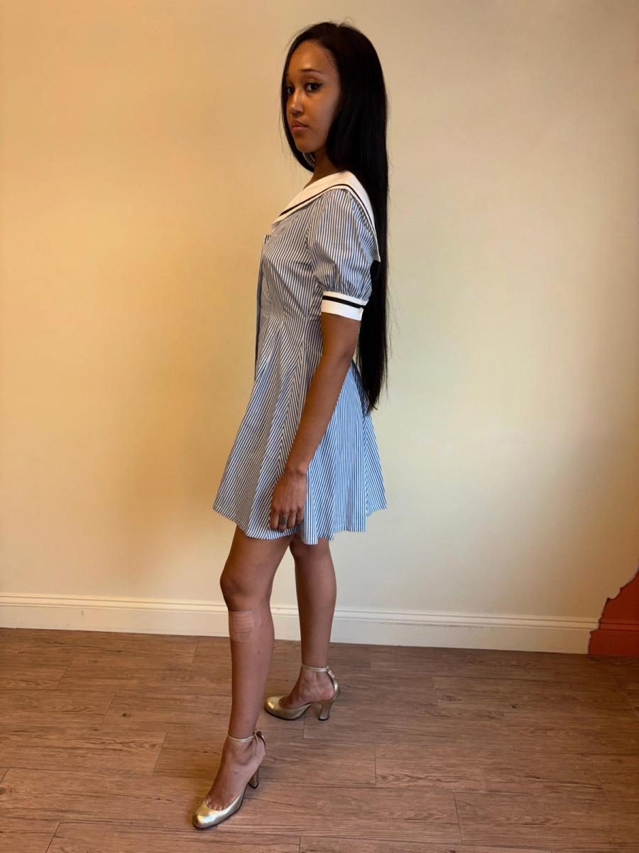 80s Norma Kamali Sailor Dress product image