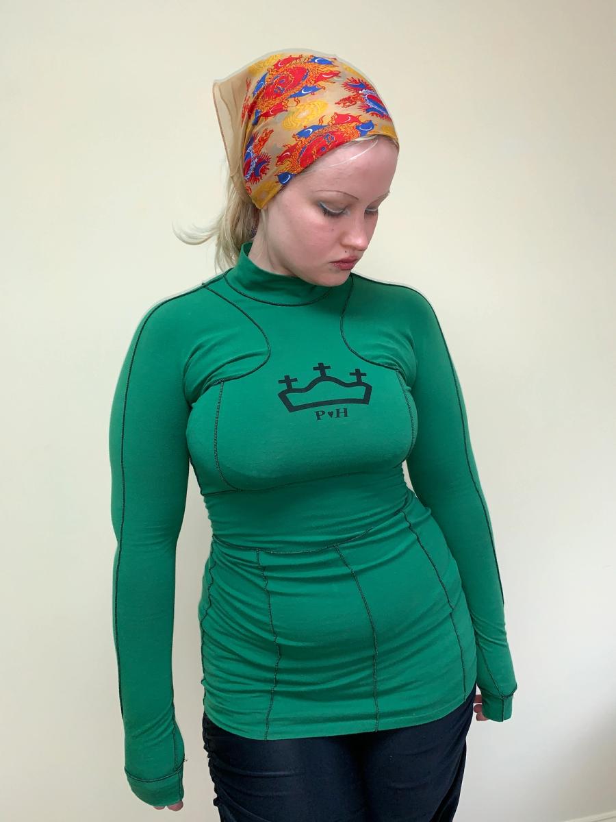 Pam Hogg Clover Mock Neck Dress product image