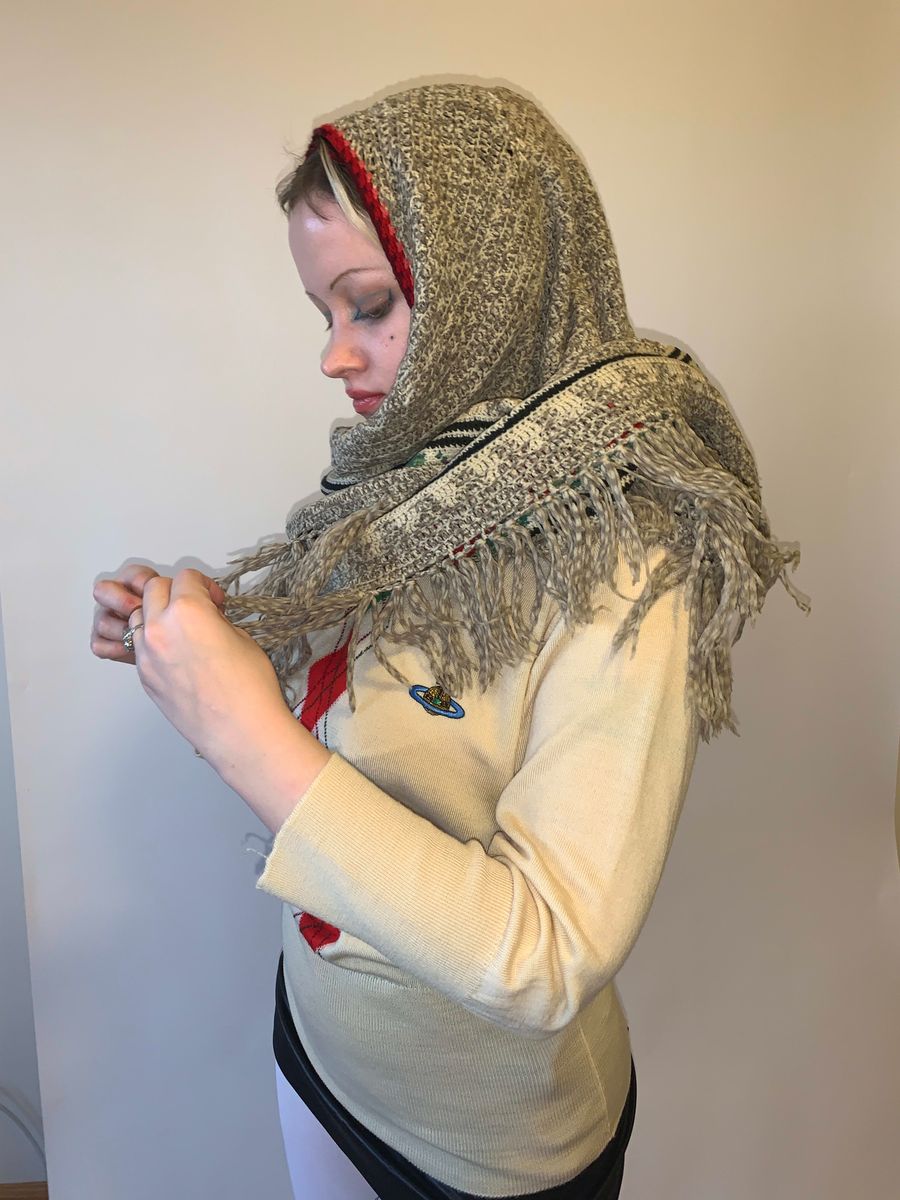 Victorian Rose Knit Shawl product image