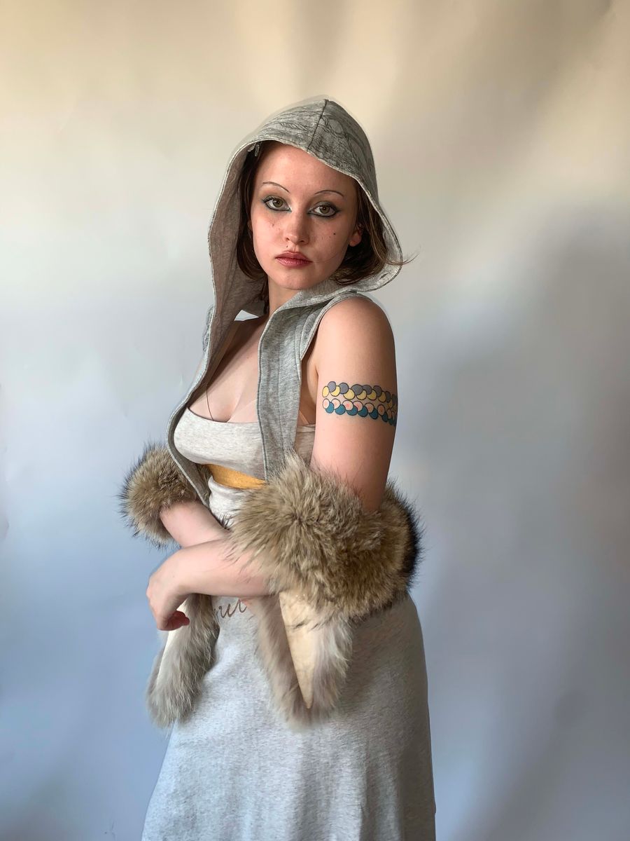 Yeah Right!! Hood with Detachable Fur Trim  product image