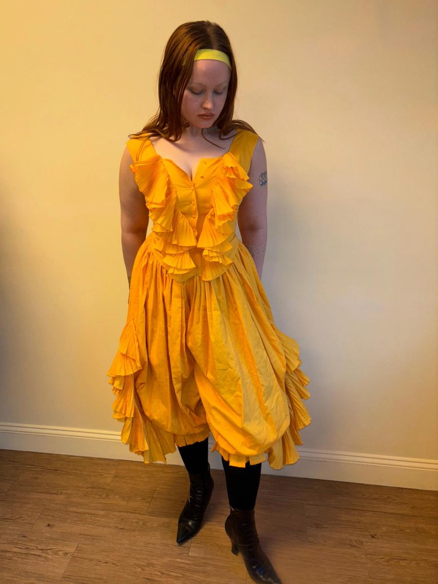 80s Chantal Thomass Yellow Top and Pants Set product image
