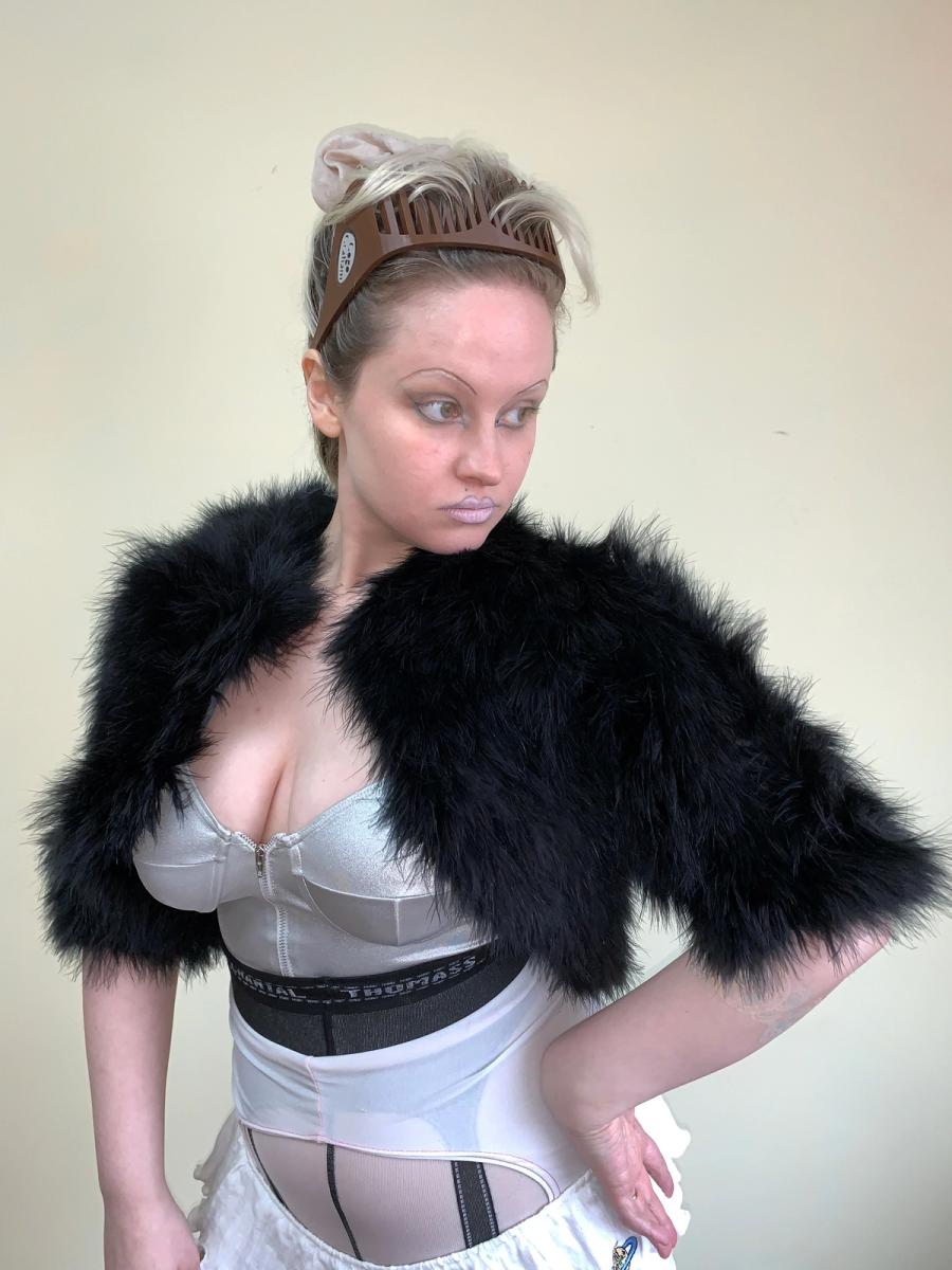 Obscure Desire of Bourgeoisie Marabou Jacket product image