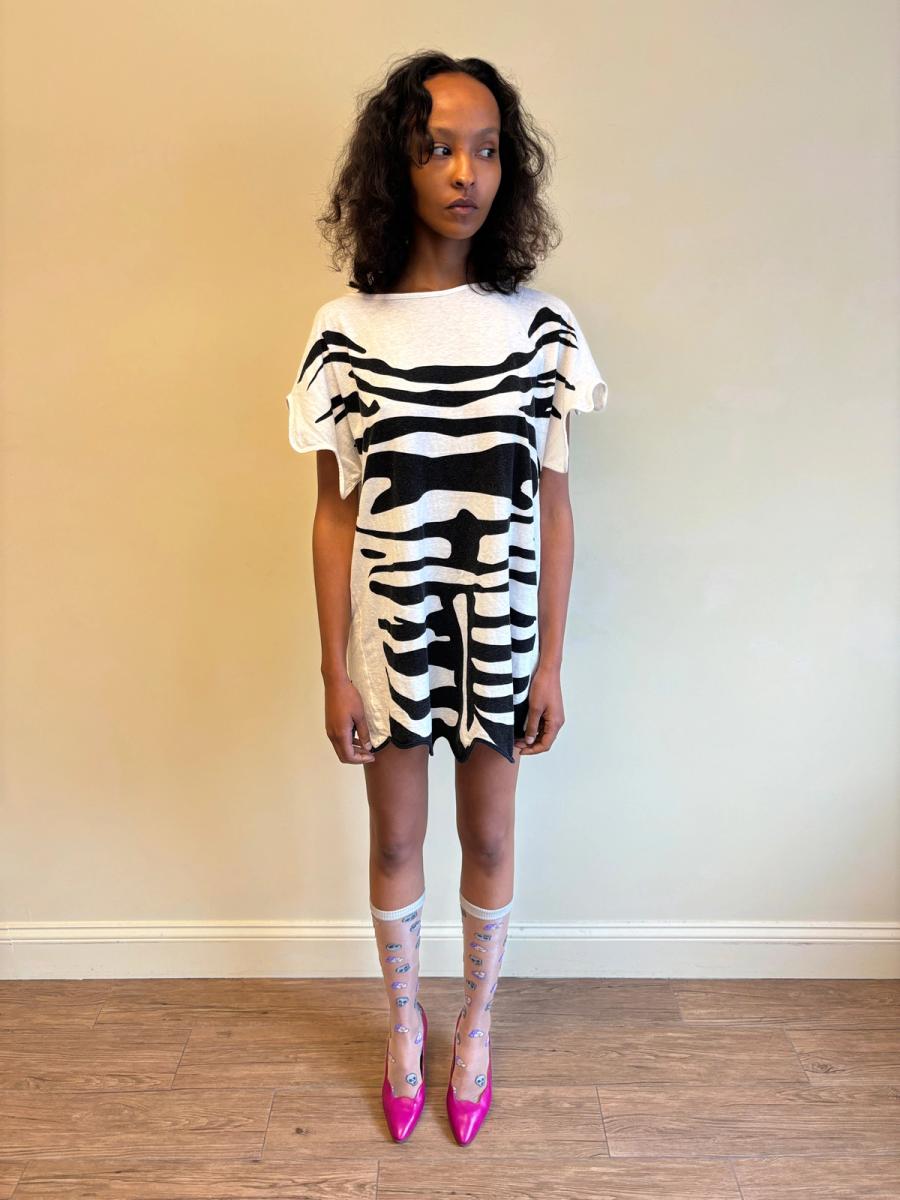 Bernhard Willhelm Zebra Pelt Tunic product image