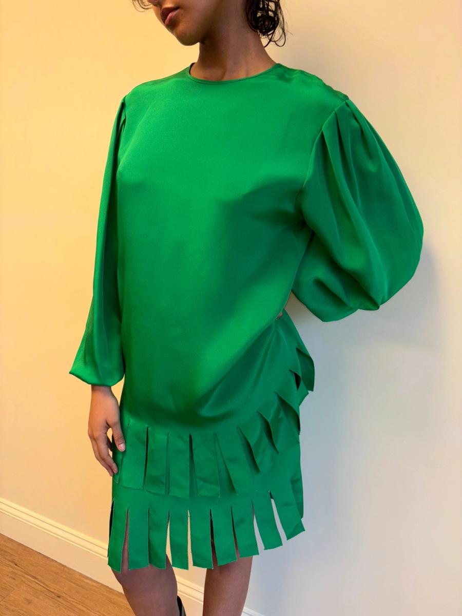 80s Tarquin Ebker Green Fringe Set product image