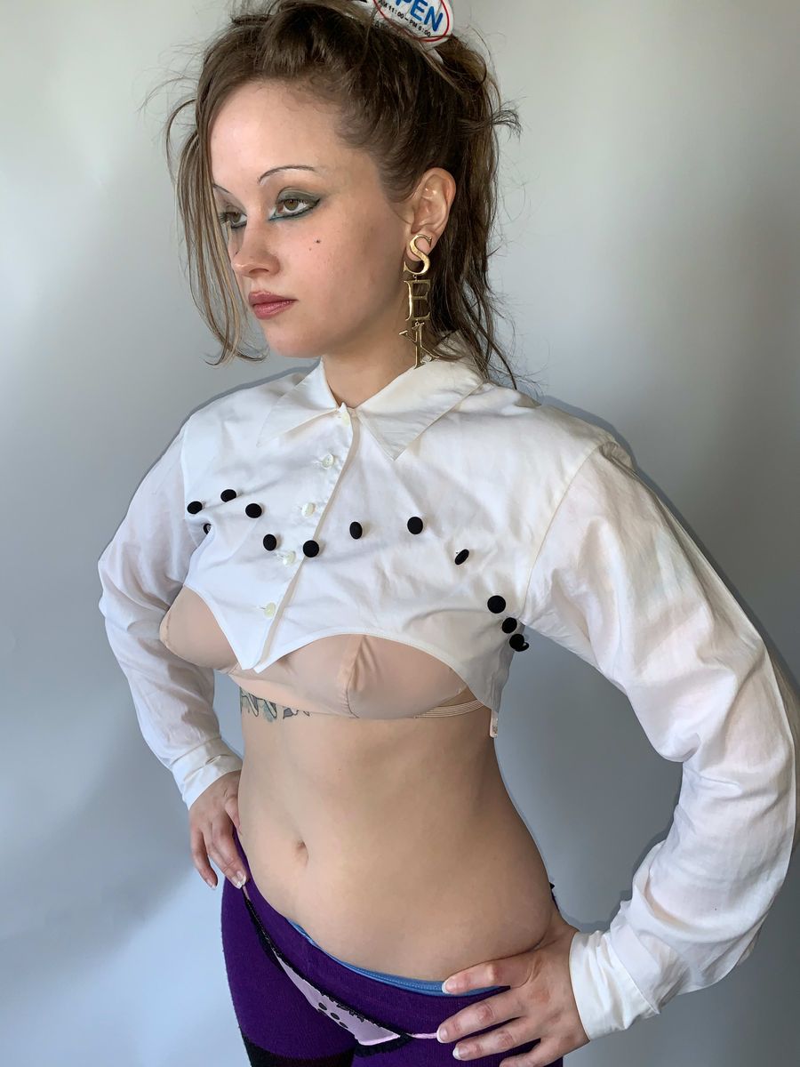 Chantal Thomass Button Illusion Bustier product image